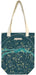Celestial Tote Bag features a universe of stars and constellations on a dark blue background. 