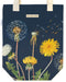 Dandelion Vintage Tote Bag features features beautiful vintage botanical imagery of dandelions in different stage of growth and bloom. 