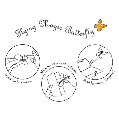 Flying magic butterfly instructions