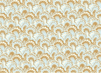 Rossi 1931 Italian Decorative Marbled Paper- Blue/Gold