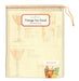 Cavallini & Co. natural cotton tea towels measure 19" x 31.75" (48cm x 80cm).