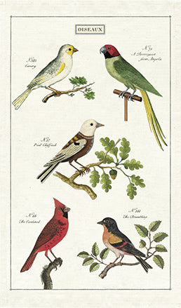 Cavallini & Co. Birds Cotton Tea Towel