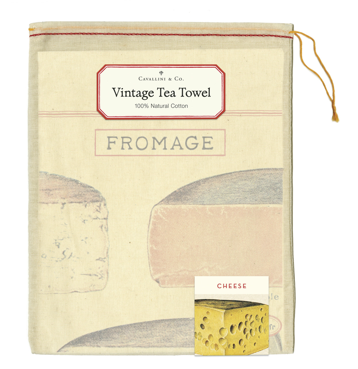 Tea towels come packaged in a hand- sewn muslin bag, making them the perfect gift.