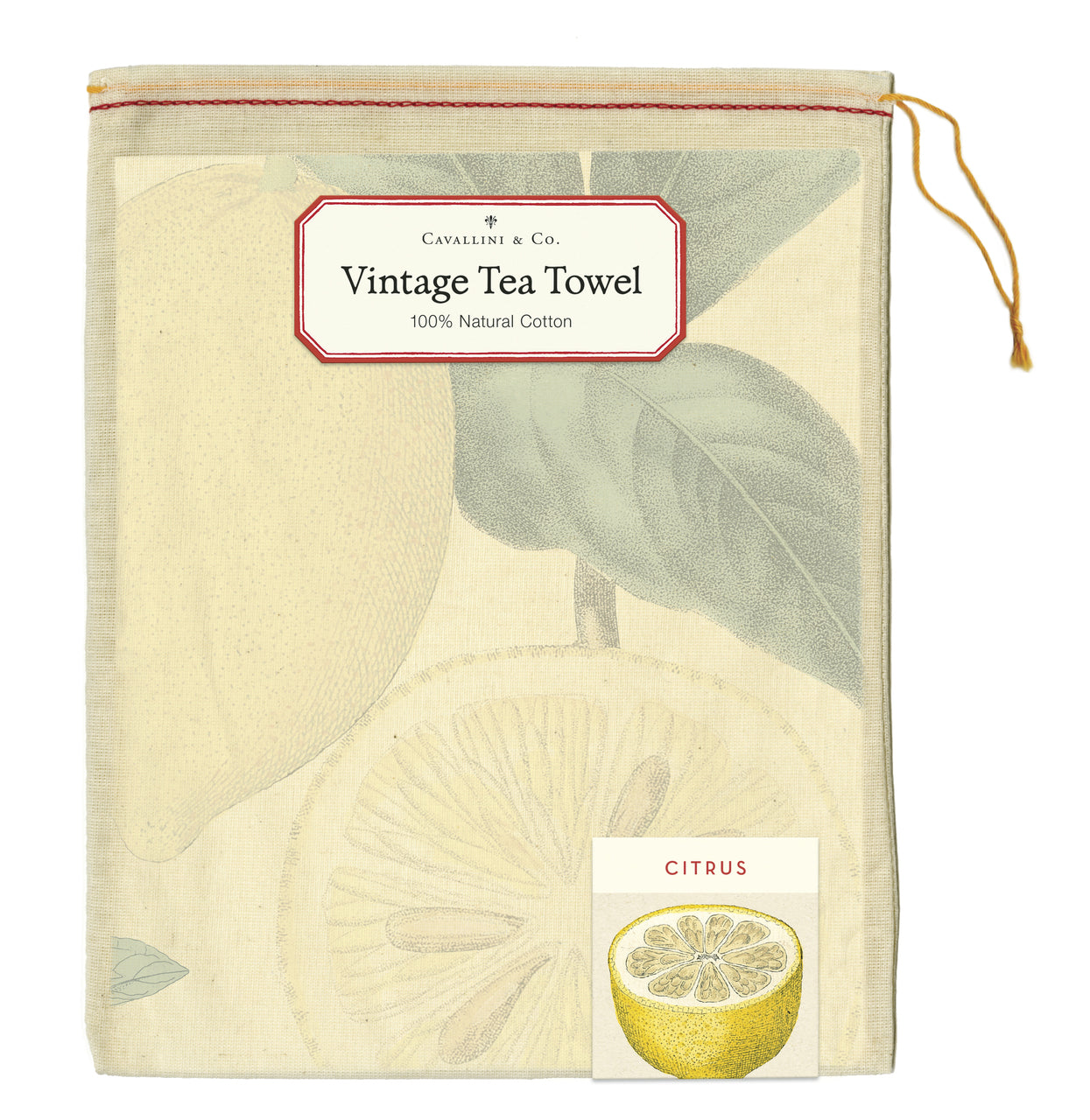 Tea towels come packaged in a hand- sewn muslin bag, making them the perfect gift.