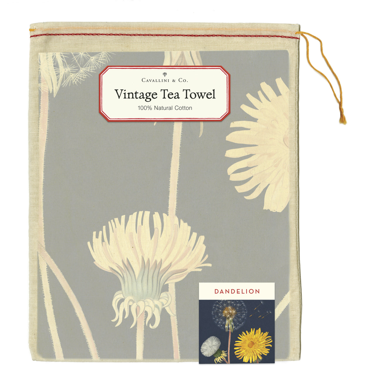 Tea towels come packaged in a hand- sewn muslin bag, making them the perfect gift.