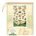 Cavallini & Co. natural cotton tea towels measure 19" x 31.75" (48cm x 80cm).