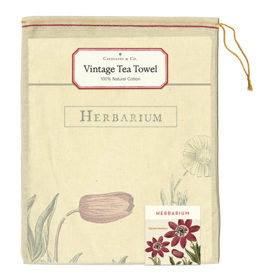 Tea towels come packaged in a hand- sewn muslin bag, making them the perfect gift.