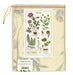 Cavallini & Co. natural cotton tea towels measure 19" x 31.75" (48cm x 80cm).