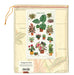 Cavallini & Co. natural cotton tea towels measure 19" x 31.75" (48cm x 80cm).