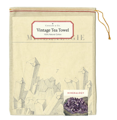 Cavallini & Co. natural cotton tea towels measure 19" x 31.75" (48cm x 80cm).