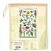 Cavallini & Co. natural cotton tea towels measure 19" x 31.75" (48cm x 80cm).
