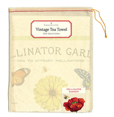 Tea towels come packaged in a hand- sewn muslin bag, making them the perfect gift.