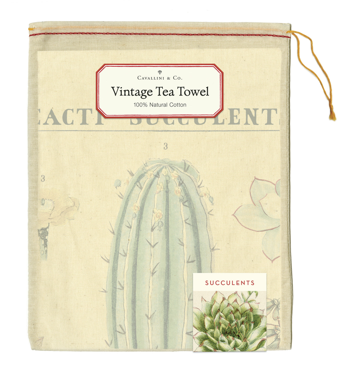 Tea towels come packaged in a hand- sewn muslin bag, making them the perfect gift.