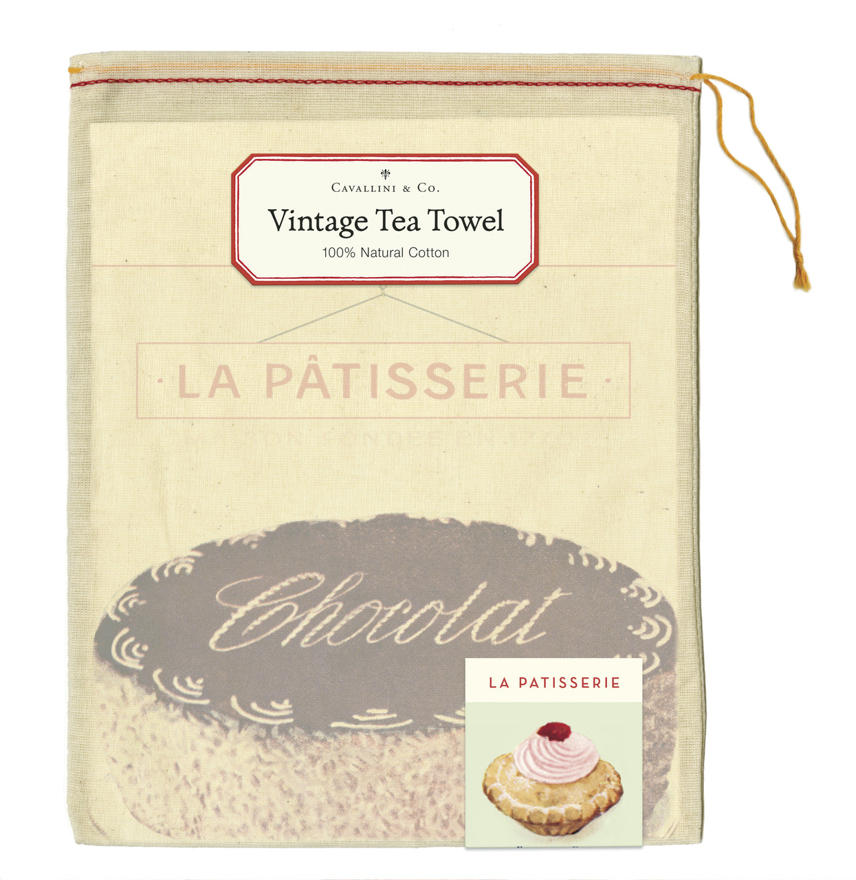 Tea towels come packaged in a hand- sewn muslin bag, making them the perfect gift.