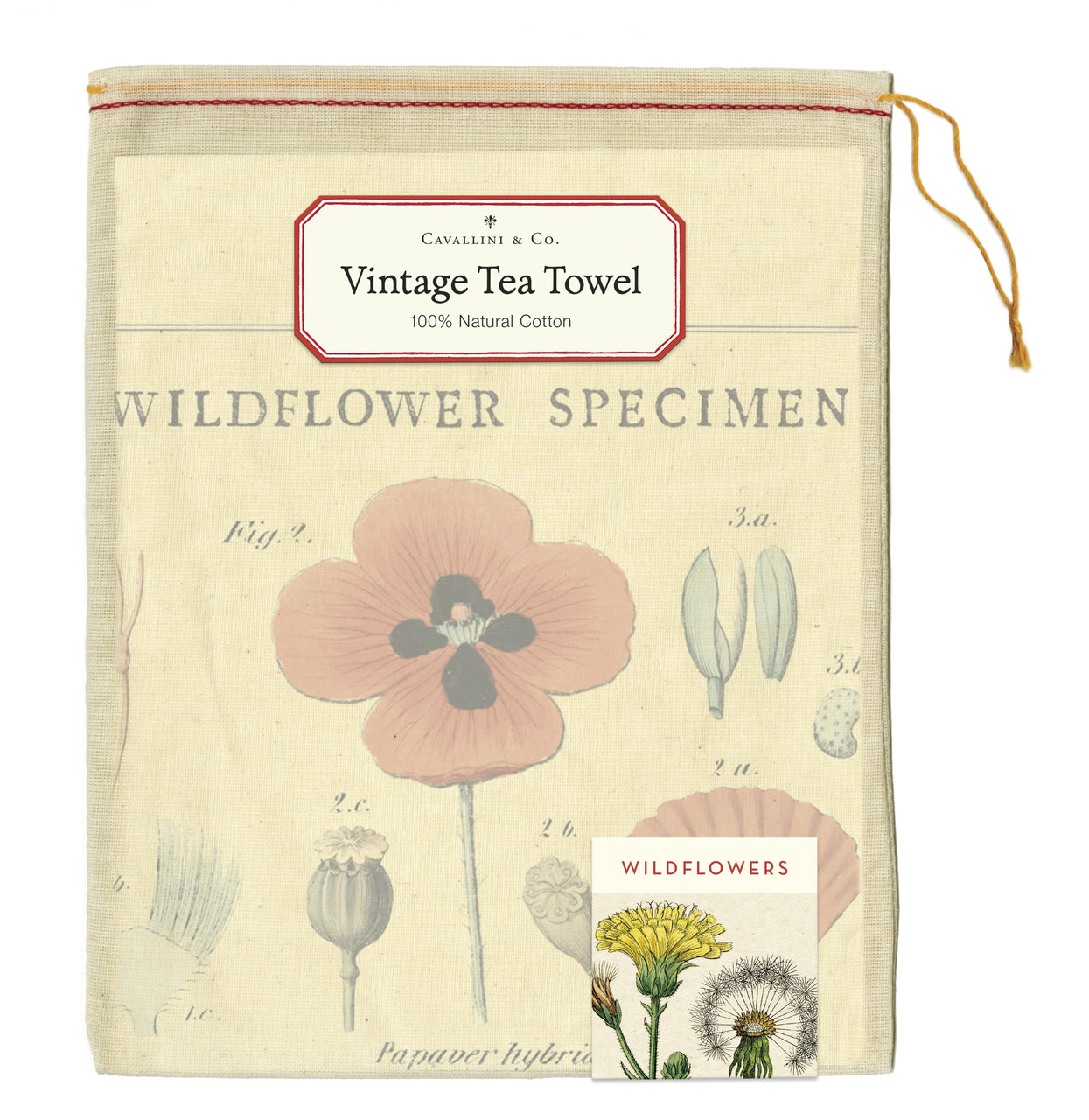 Tea towels come packaged in a hand- sewn muslin bag, making them the perfect gift.