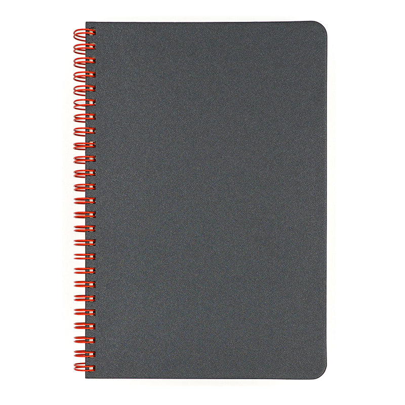 Make My Notebook Blank Slate Black Spiral Bound Notebook