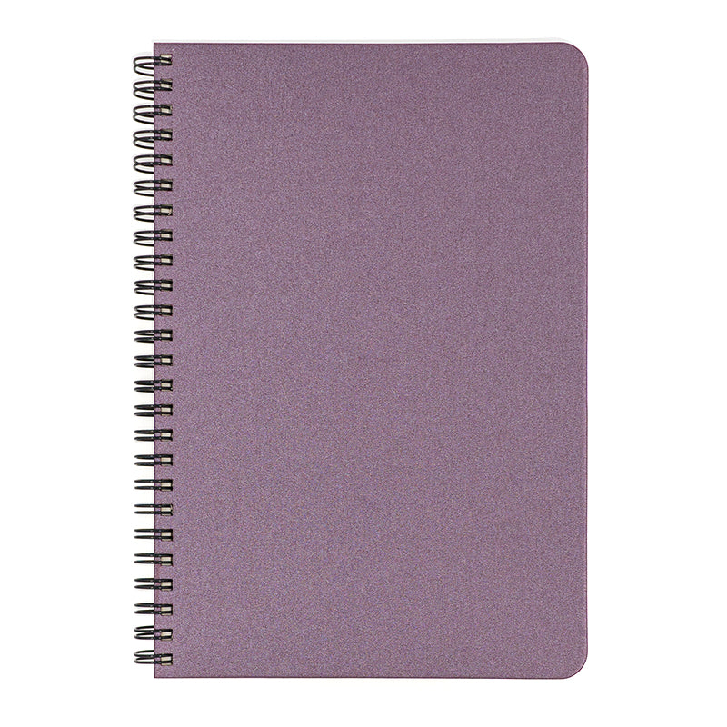 Make My Notebook Blank Slate Plum Spiral Bound Notebook