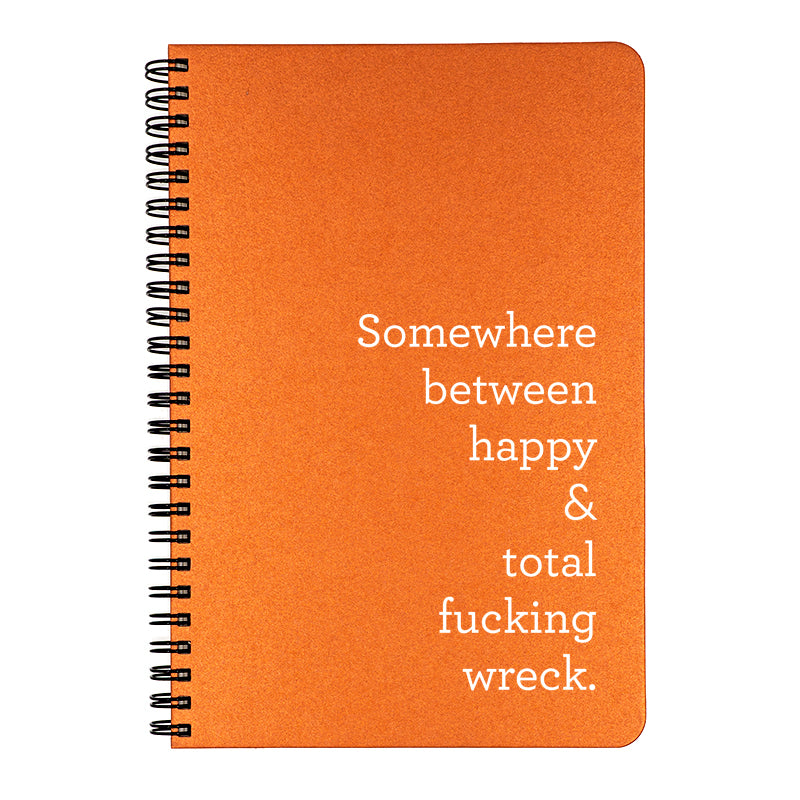 Somewhere Between... small Make My Notebook in copper.