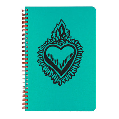 Milagro Flaming Heart in hot blue.