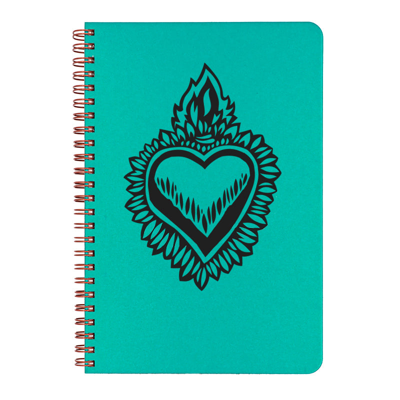 Milagro Flaming Heart in hot blue.