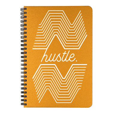 This beautiful small notebook is printed in white ink on a glamorous metallic gold cover, an indigo blue cover, or a ruby red cover.  