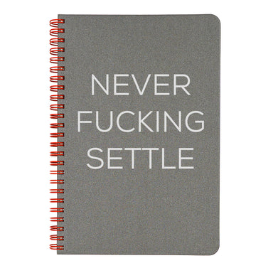To the recently unemployed, divorced, disenchanted, angry, let down, and fed up.  Get with it!  Make a plan!  Take charge. And Never... Settle. Life is amazing. Move forward and never give up. (Choose the stealth version for the office; parental guidance suggested!) (Choose the stealth version for the office; parental guidance suggested!)