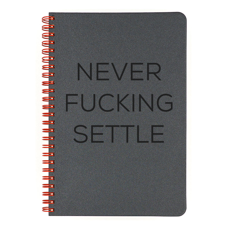 Never... Settle in stealth black- safe for the office!