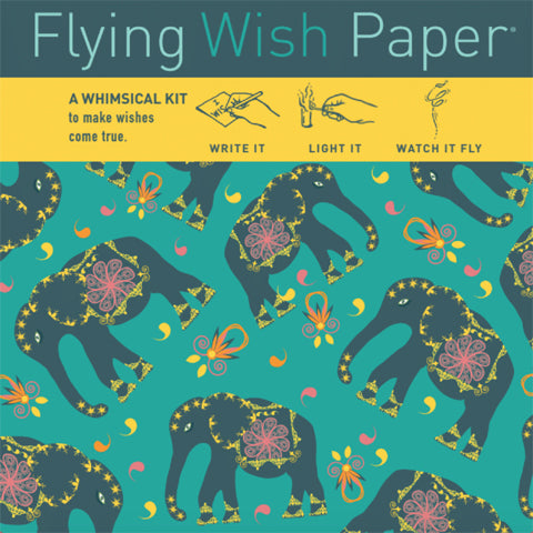 Flying Wish Paper- Elephants