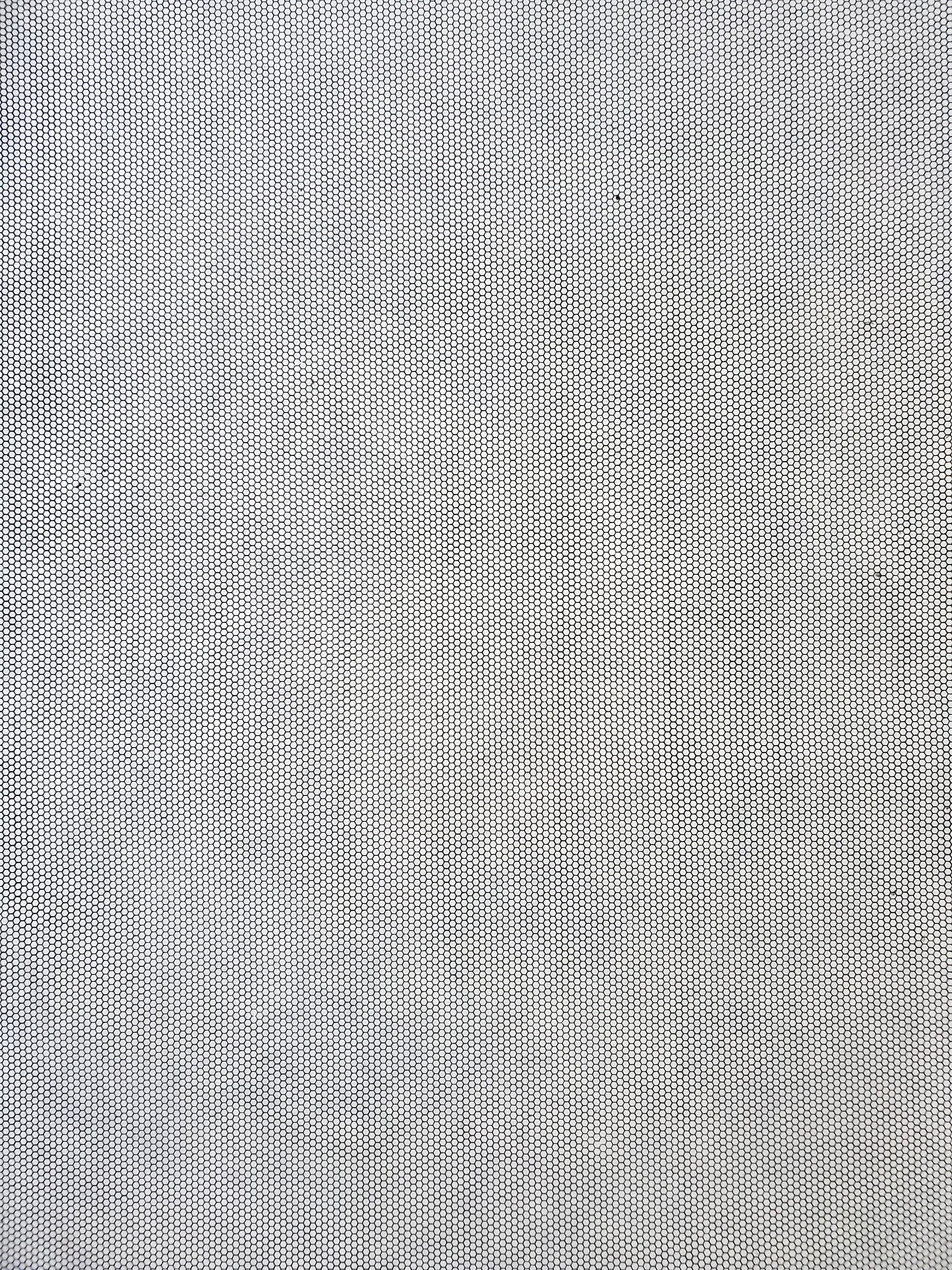 Tiny Honeycomb Lokta Paper- Black on Cream