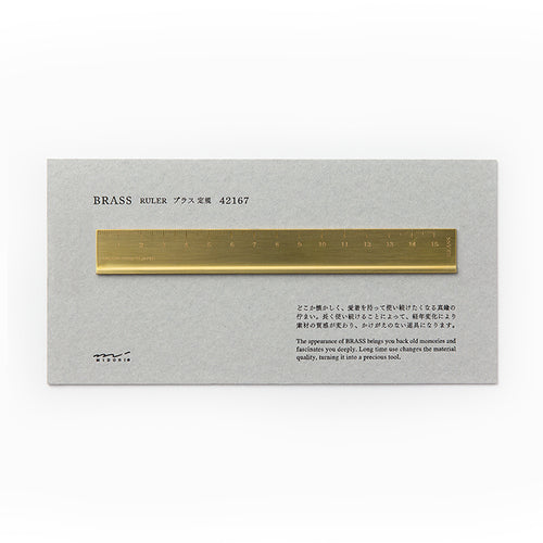 TRAVELER'S COMPANY Brass Ruler