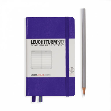 Leuchtturm1917 RULED A6 Pocket Size Notebook- Purple