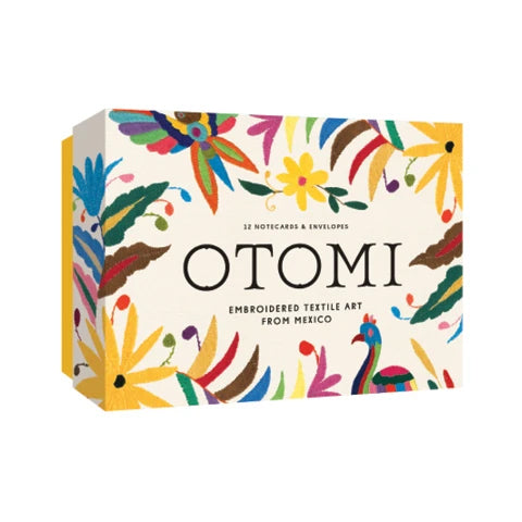 Otomi Embroidered Textile Art Notecards