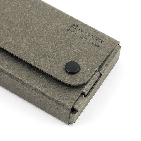 Midori Pulp Storage Pen Case in Black