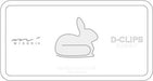Enjoy these fun Midori D-Clips in the shape of a rabbit.  Box contains 30 clips in a single design. 