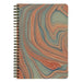 Red Marbled Make My Notebook spiral bound notebook.