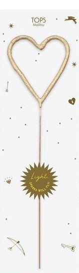 Tops 8 Inch Golden Heart Sparkle Wand