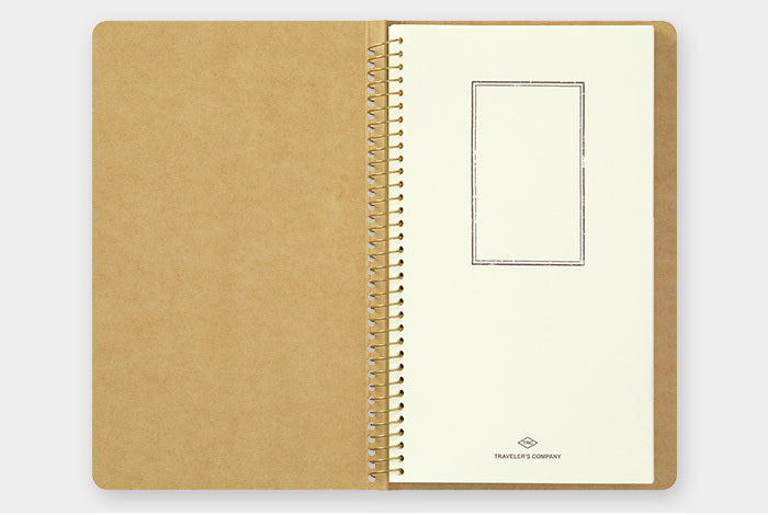 Traveler's Company Spiral Ring Paper Pocket Notebook contains 16 sheets and 32 pockets total.