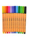 STABILO Point 88 Mini Fineliner in Pocket Size- 12 Colors in plastic wallet