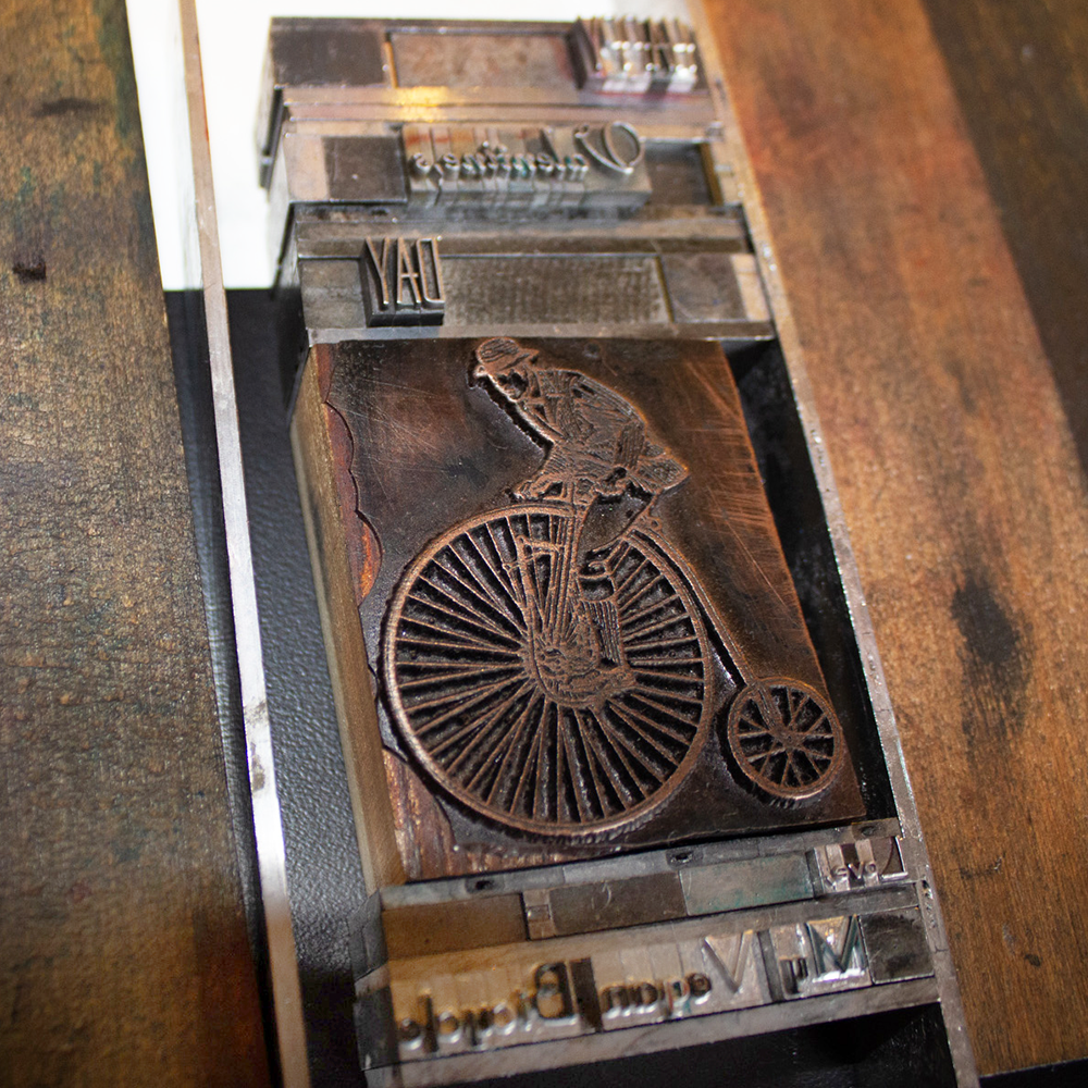 Using Metal Type – Intro to Letterpress class vintage plates plus type