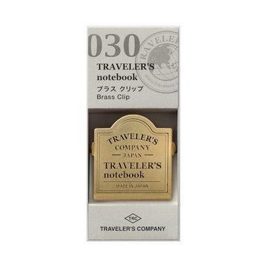 Traveler's Company Brass Notebook Clip