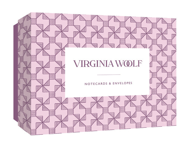 Virginia Woolf Boxed Notecards- featuring Woolf's quotes on patterned cards.