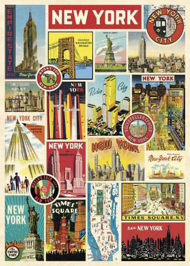 Another way to celebrate the city that never sleeps- the Cavallini New York City Labels Decorative Wrap! 